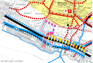 Abbildung 1. Alternativer Zugang zur Passerelle im Verkehrsplan aufnehmen.